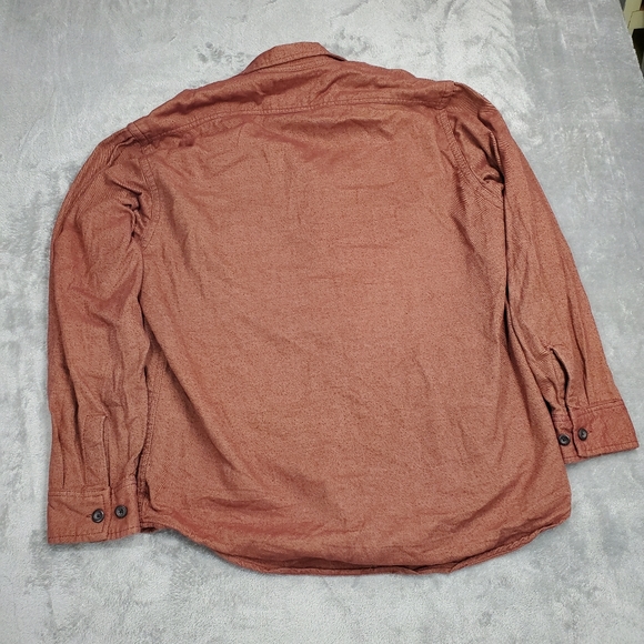 Grizzly Long Sleeve Shirt. Rust Orange. Size Large Excellent Used Condition - Picture 10 of 11